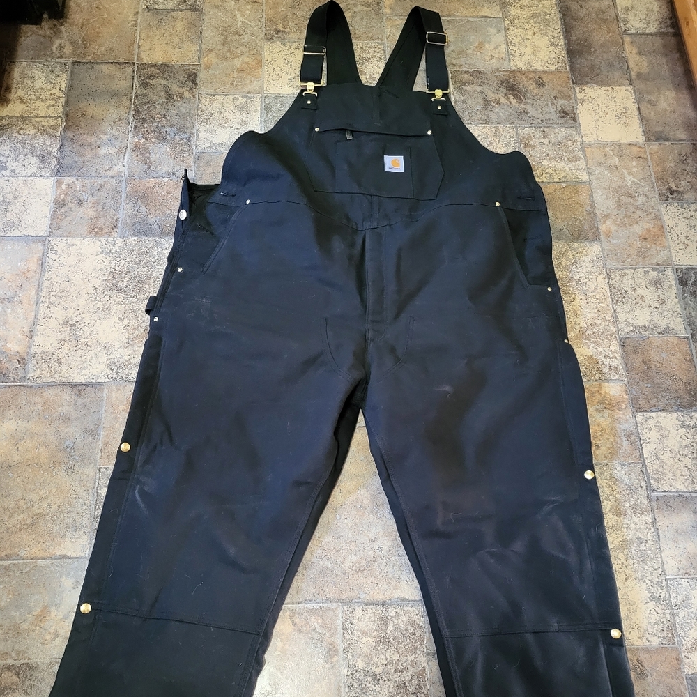 Carhartt Firm Duck Insulated Bibs